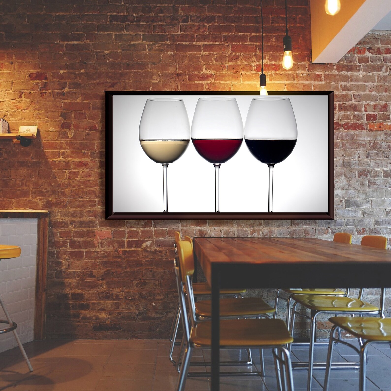 Wine Glass Poster 2 Piece Set Red Wine Decor Wine Lover Etsy