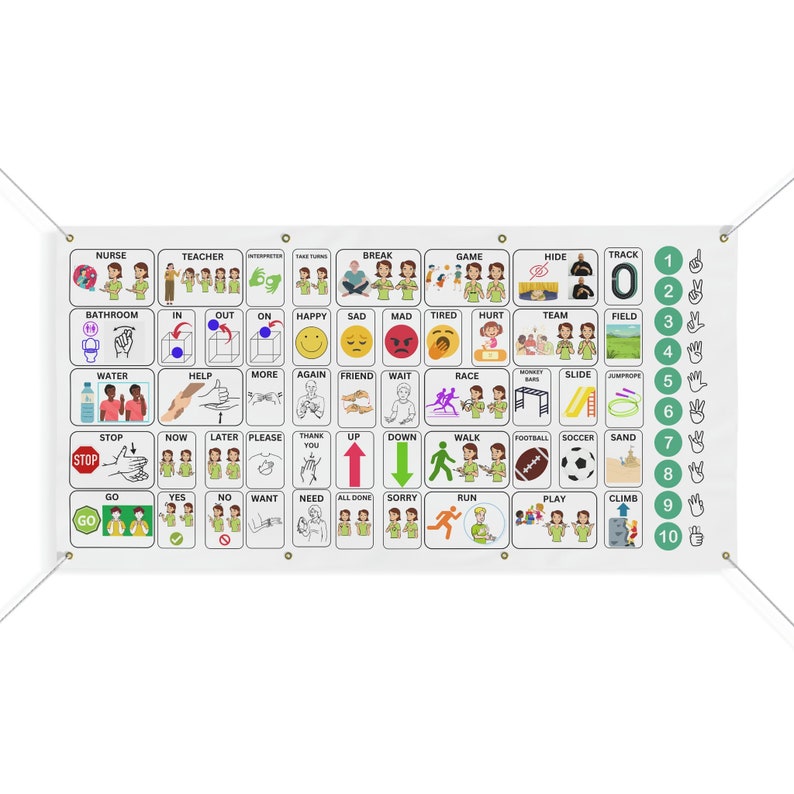 Recess ASL Communication Banner Etsy