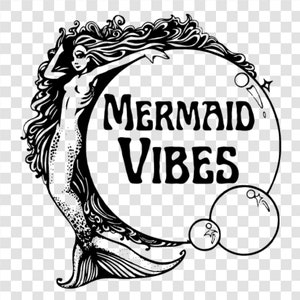 Meerjungfrau Vibes, digitaler Download, instant SVG PNG, Meerjungfrauenschwanz, Cricut Design Space, Unterwasser Sirene, Strand