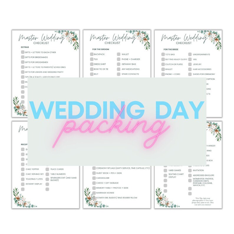 Wedding Day Packing List Printable Instant Download Etsy wedding-day-packing-list-printable-instant-download-etsy
