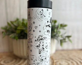 Magic park 20 oz bottiglia d'acqua / 20 oz bottiglia d'acqua / tazza da viaggio / tazza Kawaii / bicchiere Stanley / Stanley Quencher / bottiglia d'acqua