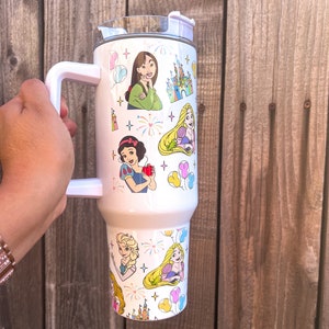 Princess 40 oz tumbler | 40 oz tumbler| travel mug| Kawaii mug| Magic park Princess