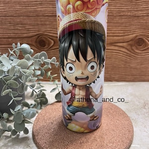 Luffy 20 oz tumbler | stainless steel tumbler| Anime tumbler