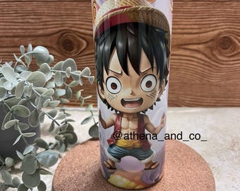 Luffy 20 oz tumbler | stainless steel tumbler| Anime tumbler