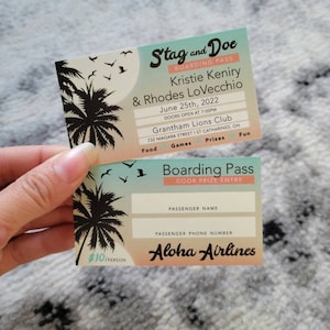 Boarding Pass  |  Stag & Doe Tickets  |  Weddings  |  Fun  |  Vacation  |  Aloha  |  Plane Ticket