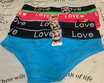 Girls LOVE Underwear’s 4pcs