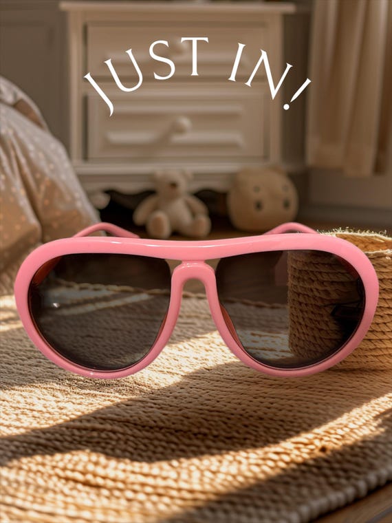 ピンクのラウンドフレームサングラス - Etsy 日本