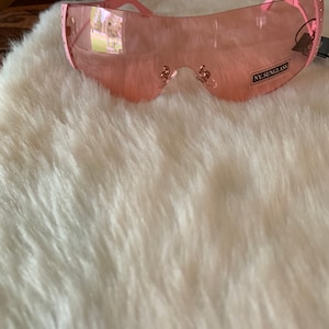 Pink square frame Sunglasses