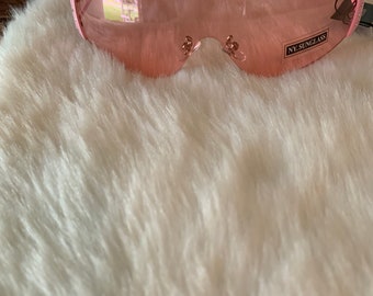 Pink square frame Sunglasses