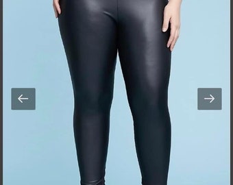 Kunstleder Leggings-3X