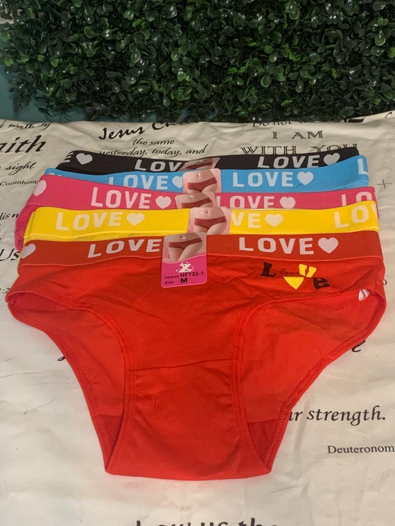 Girls LOVE Underwear 5pcs 