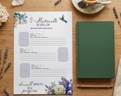 5 Minute Reading Log Printable | Quick Book Tracker for Busy Women | Simple Reading Habit Planner | Cozy Reading Journal PDF