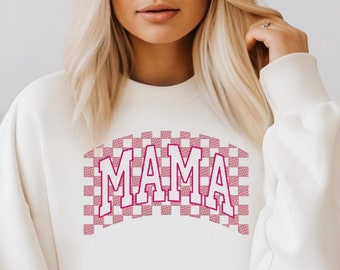 Mama Sweatshirt - Mom gift - Wife gift - Baby shower gift - New mom gift - Mama shirt - mama embroidery - Mother's day gift - gift for mom