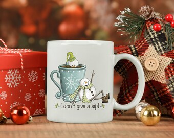 Snowman Coffee Mug - Secret Santa Gift