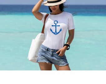 Sailor Top Women-Anchor T-shirt-Anchor Shirt Women