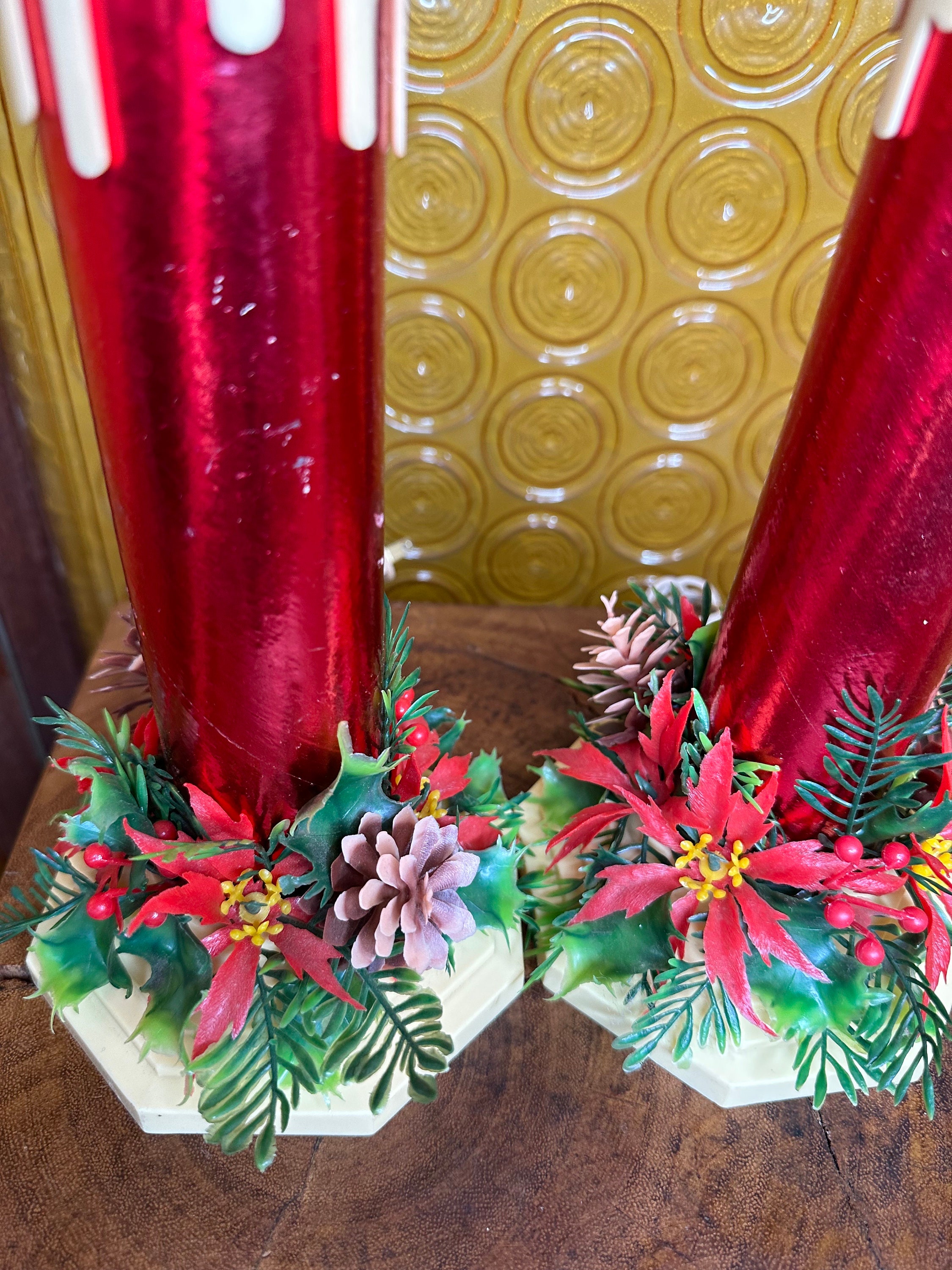 Vintage Electric Flickering Candles Etsy