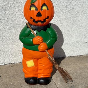 Hard to Find Vintage Don Featherstone Union Products Blow Mold Scarecrow