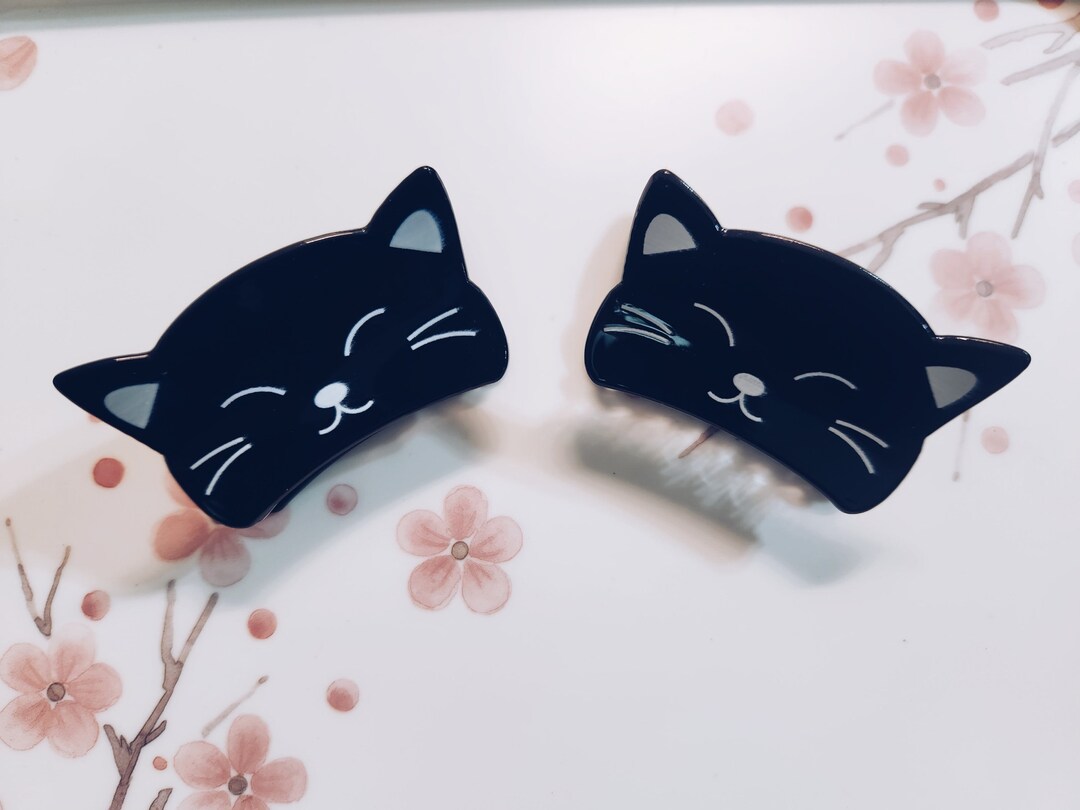 Cat Hair Claw Clip Etsy