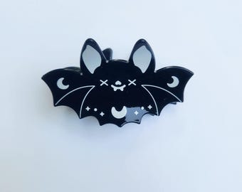 Spooky Bat Hair Claw Clip | Halloween Hair Accessories
