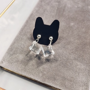 Frosty Ice Cube Earrings | Quirky Drink Accessories | Ice Ice Baby | 3D Ice Cube Accessory | Food Theme Earrings | Cooling Drink | Ice