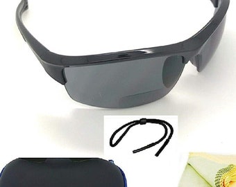 Bifocal Sports Sunglasses: UV Protection Reading Glasses for Fishing & Cycling