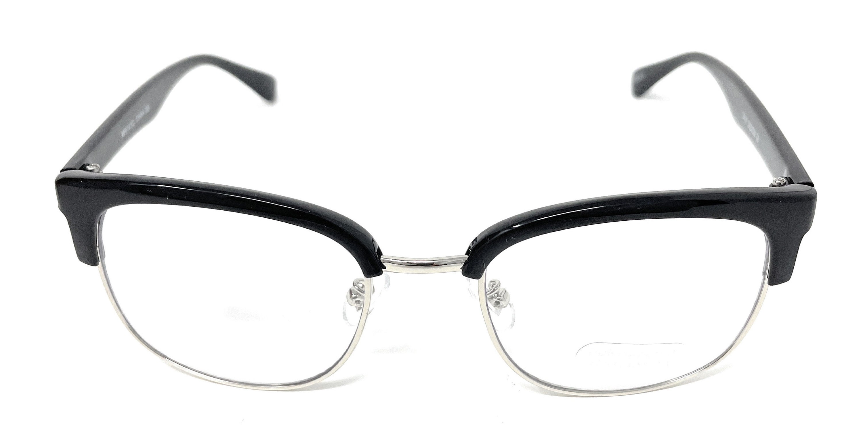 Clear Lens Blue Light Blocking Eye Glasses Vintage Classic Half Frame