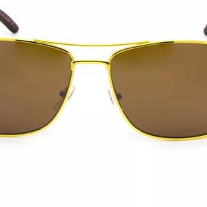 Wood Gold Frame Vintage Rectangle 80s / Vintage Gold And Genuine Wood Temples Oval Rectangle Sunglasses Women & Men Frames