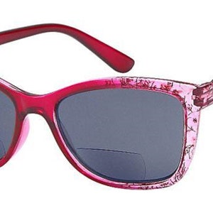 Bifocal Crystal Sun Readers Fashion Trendy Readers Reading Glasses Women's Reading Sunglasses