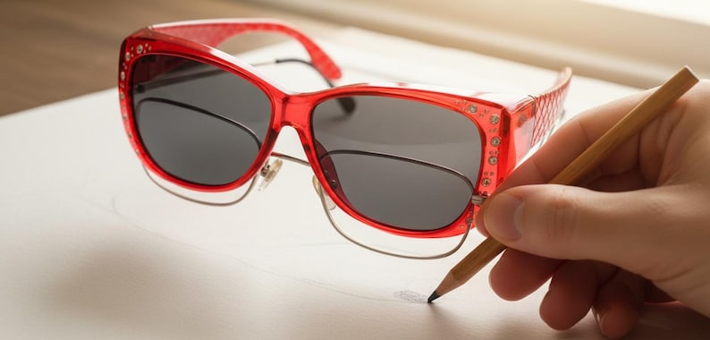 Polarized Sunglasses Wear to Cover Over Prescription Glasses UV Protection image 12