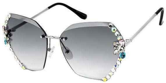 Cat Eye Sunglasses for Women Luxury Rhinestone Vintage Sun Glasses Bling  Diamond Fashion Eyeglasses Pink Shades Gafas De Sol