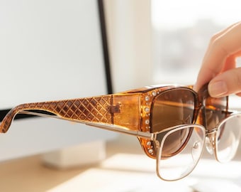 Polarized Sunglasses Wear to Cover Over Prescription Glasses UV Protection