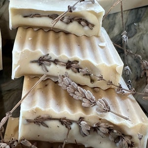 Handmade Lavender Soap Bar | Natural Goat Milk Soap