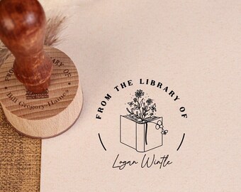 EX LIBRIS STAMP, Exlibris, Ex Libris Stamp, Exlibris Stamp, Exlibris Stamp for books, Ex Libris Stamp for books, Ex Libris Gift