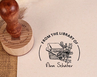 From the library of stamp| ex libris stamp | book stamp | stamp book | personalized book stamp | library stamp personalized,Bookplate Stamp