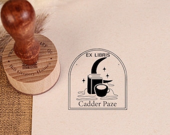 EX LIBRIS STAMP, Exlibris, Ex Libris Stamp, Exlibris Stamp, Exlibris Stamp for books, Ex Libris Stamp for books, Ex Libris Gift