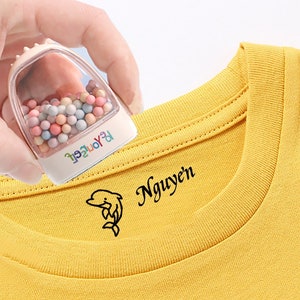 Personalized Name for  Student Clothes stamps,Chapter Cartoon Kids Seal Sweet for Kids,Waterproof,Name Stamp, Personalised gift