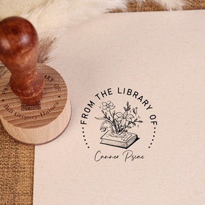 De la bibliothèque de timbres| timbre ex libris | timbre de livre | livre de timbres | timbre de livre personnalisé | timbre de bibliothèque personnalisé, timbre ex-libris