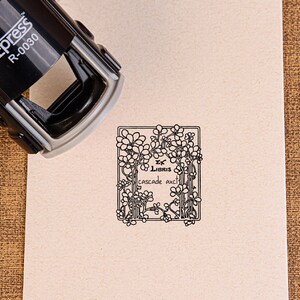 TIMBRE EX LIBRIS, Exlibris, Timbre Ex Libris, Timbre Exlibris, Timbre Exlibris pour livres, Timbre Ex Libris pour livres, Cadeau Ex Libris image 3