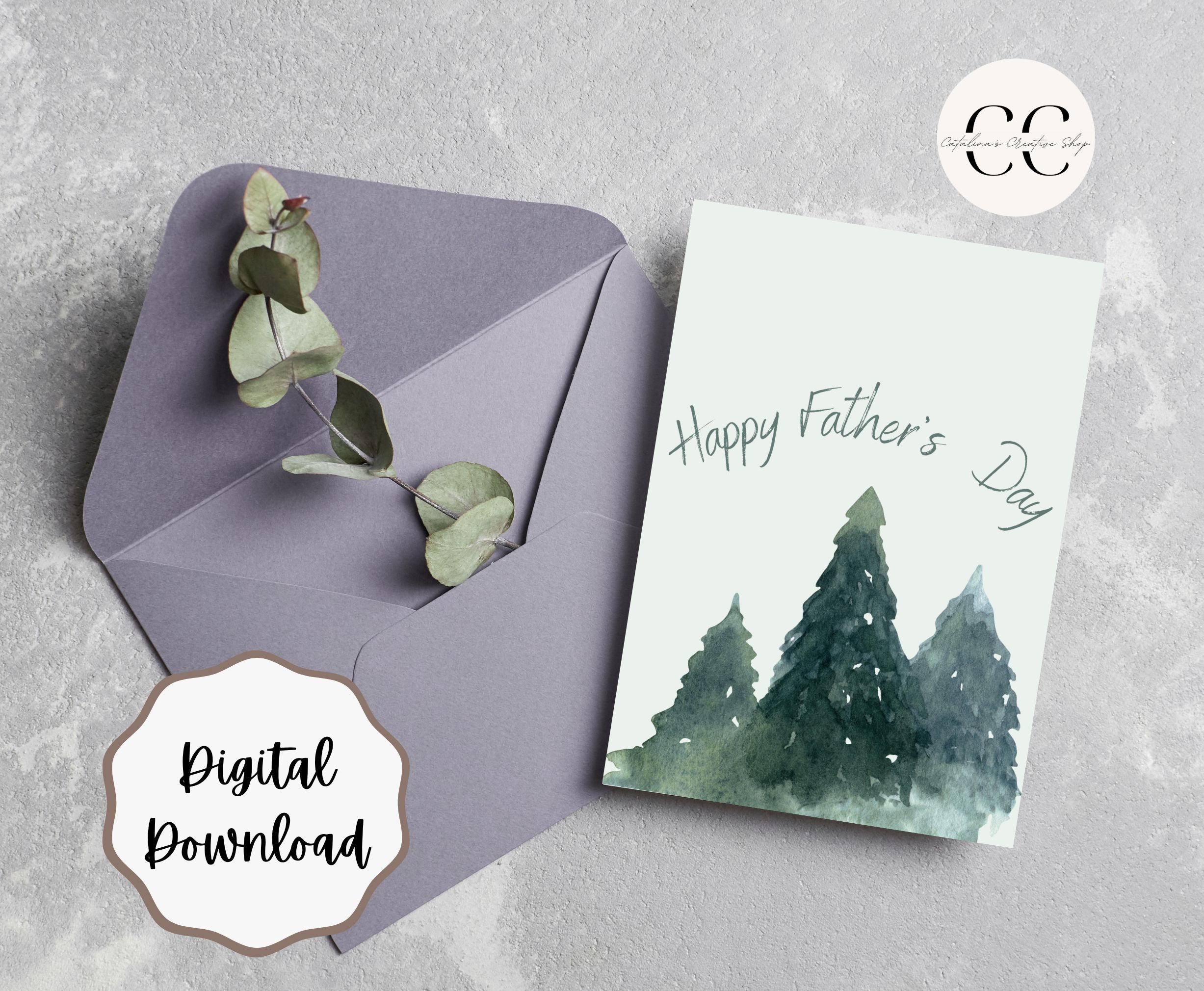 Happy Father's Day Card, Father's Day Card Nature