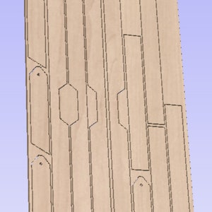 Cornhole Frame & Leg Vectric File