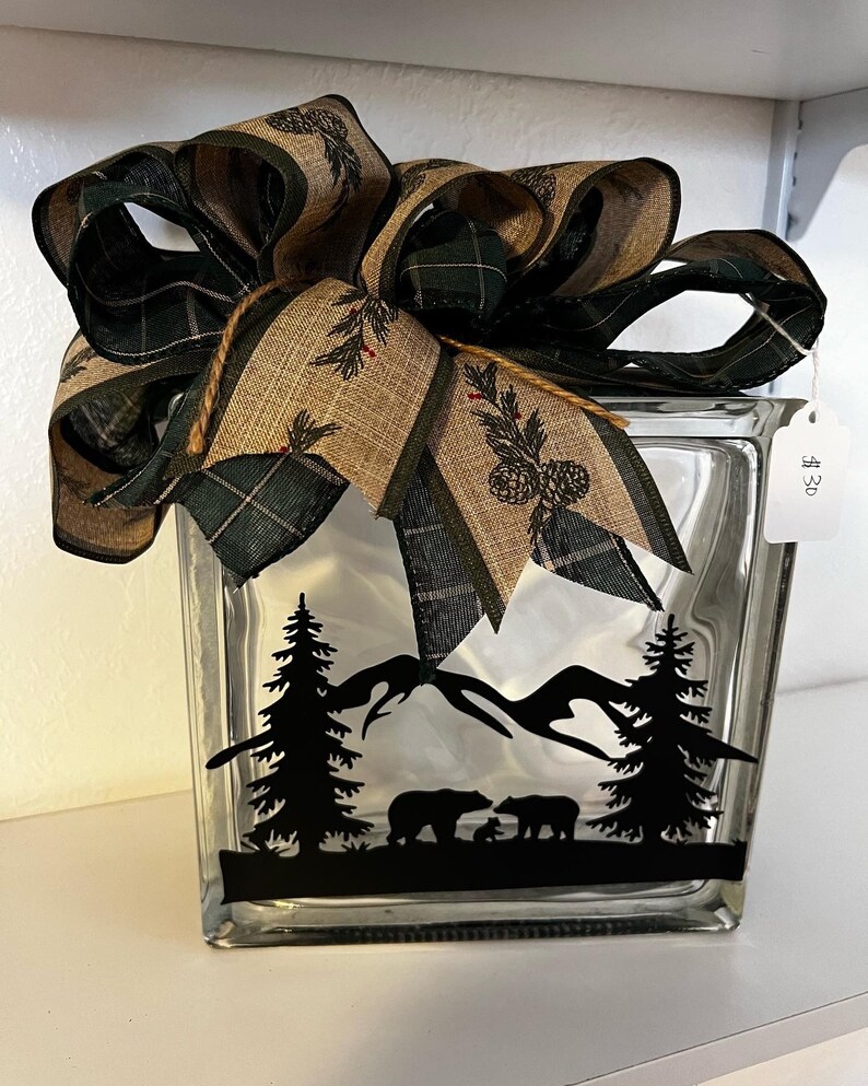 Decorative Glass Block Etsy