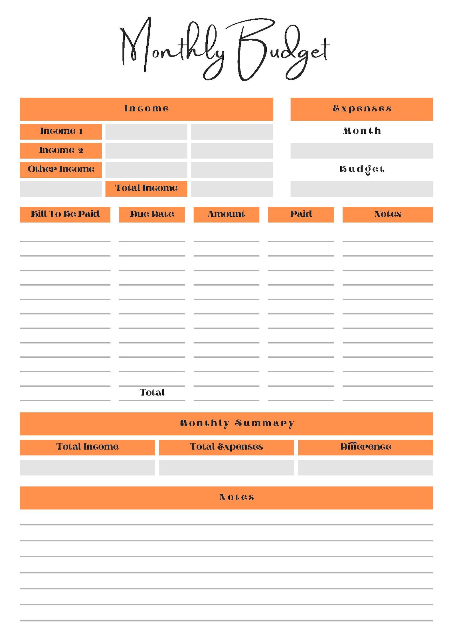 ADHD Monthly Budget Planner Printable ADHD Journal Etsy Australia ADHD Monthly Budget Planner Printable ADHD Journal Etsy Australia