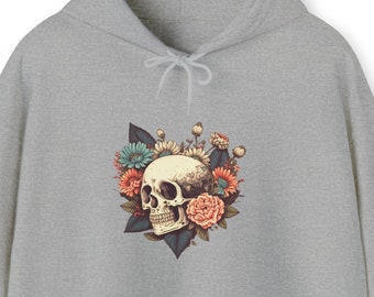 Neverless Felpa Con Cappuccio Donna Sugar Skull – Stampa Teschio Messicano, Regular Fit, Con Tasca E Cavo Per Cuffie, Taglia S