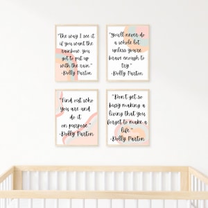 Dolly Parton Quotes Bundle Printable Wall Art PDF