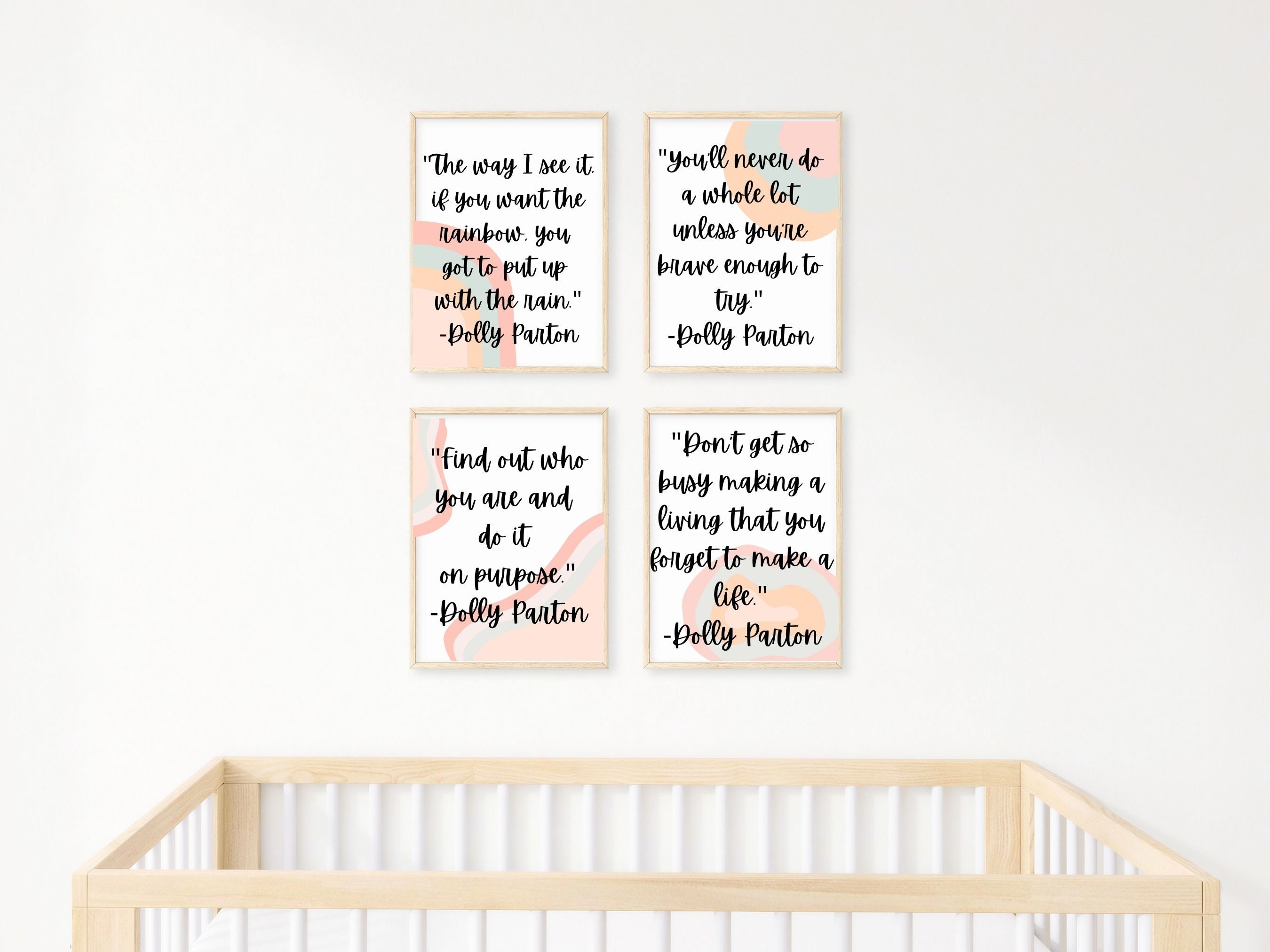 Dolly Parton Quotes Bundle Printable Wall Art PDF