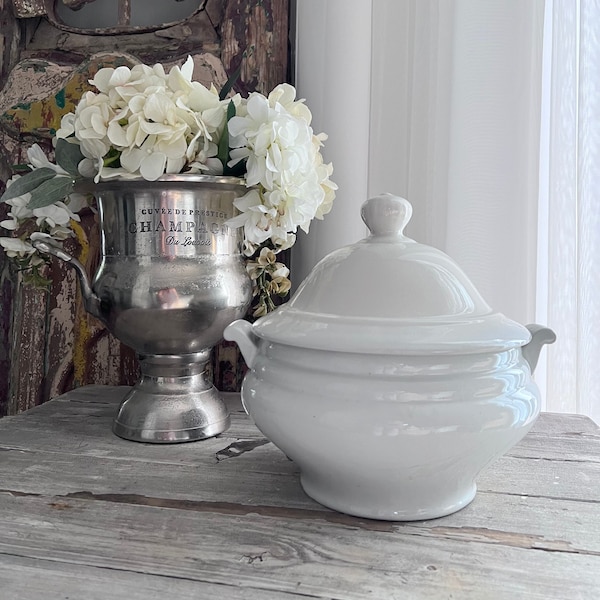Antique French Tureen with Lid