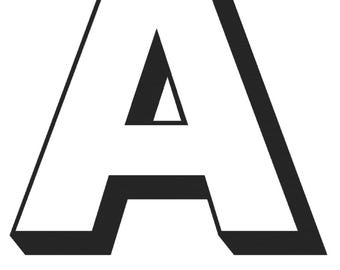Printable Alphabet Letters Uppercase and Lowercase Letters. Large Printable Letters. Outline Coloring Pages. White & Transparent Background