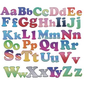 Cartoon Alphabet Letters, Colorful  3D Letters, Numbers & Marks for Printing, Scrapbooking, or any commercial use.