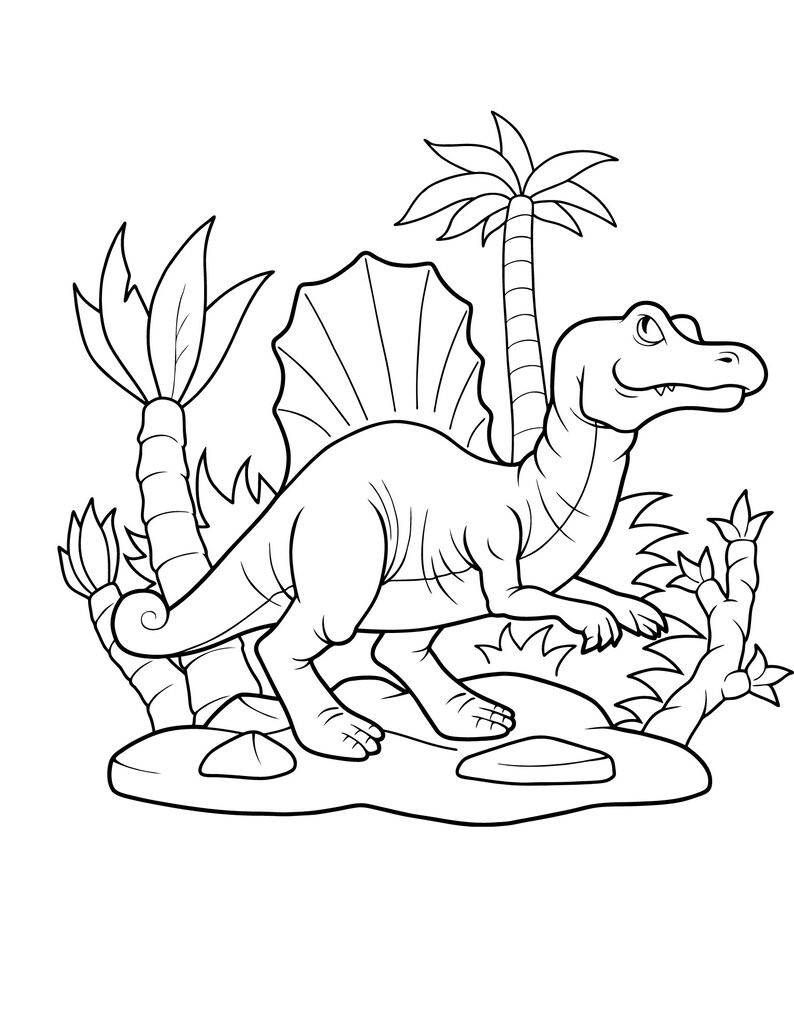 Dinosaurs Coloring Book for Kids Ages 4-8 Coloring Book for - Etsy