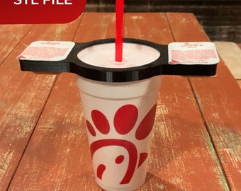 Digital Files (.STL) Sauce Holder Cup Attachment | 3D Printing